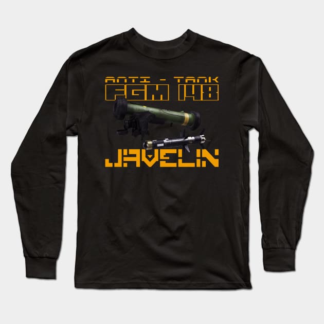 Anti Tank Javelin Long Sleeve T-Shirt by Aim For The Face